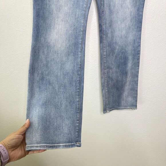 NYDJ Marilyn Straight Jeans Plus Size 16 Lift Tuck Biscayne Wash Stretch Denim - Picture 7 of 10